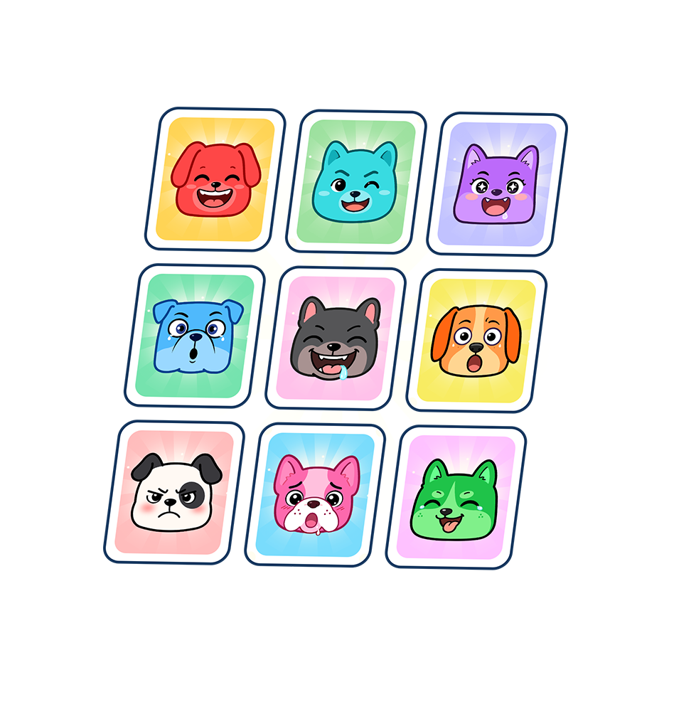 Puppy Merge game characters